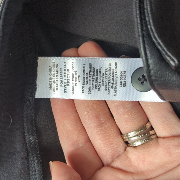 Splendid Faux Leather Blank Ankle Pant Size Women's 4 - Picture 4 of 9